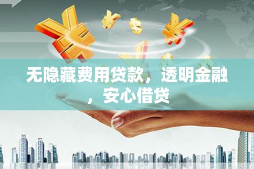 铜梁无隐藏费用贷款，透明金融，安心借贷