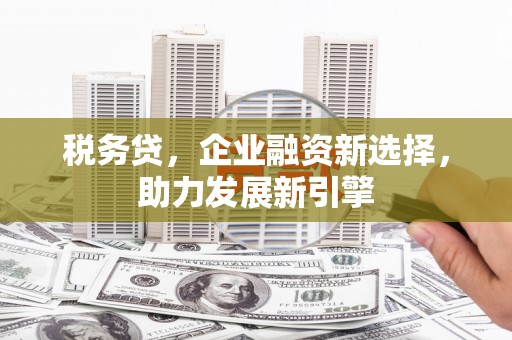 铜梁税务贷，企业融资新选择，助力发展新引擎