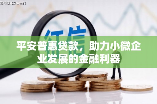 铜梁平安普惠贷款，助力小微企业发展的金融利器