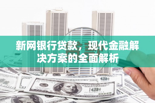 铜梁新网银行贷款，现代金融解决方案的全面解析