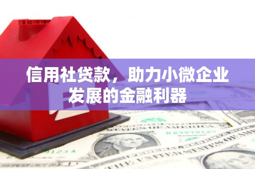 铜梁信用社贷款，助力小微企业发展的金融利器